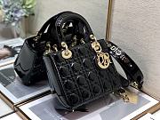 DIOR | Lady My ABCDior Black patent bag - 20 x 16.5 x 8 cm - 5