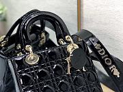 DIOR | Lady My ABCDior Black patent bag - 20 x 16.5 x 8 cm - 2