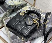 DIOR | Micro Lady Cloud Black Bag - S0856O - 12 x 10 x 5cm - 4