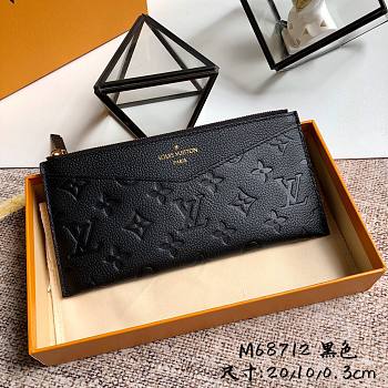 Louis Vuitton | Pochette Mélanie BB Black - M68712 - 20 x 10 x 0.3 cm