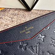 Louis Vuitton | Pochette Mélanie BB Navy Blue/Red- M68713 - 20 x 10 x 0.3 cm - 2
