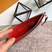 Louis Vuitton | Pochette Mélanie BB Red - M68712 - 20 x 10 x 0.3 cm - 3