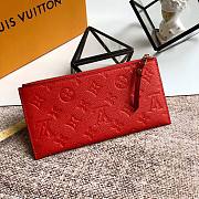 Louis Vuitton | Pochette Mélanie BB Red - M68712 - 20 x 10 x 0.3 cm - 6
