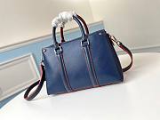 Louis Vuitton | Soufflot BB Navy Epi Leather - M55613 - 28 x 20 x 13 cm - 6