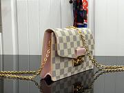 Louis Vuitton | Croisette Damier Azur Chain Wallet - N60357 - 21 x 13.5 x 5cm - 5