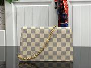 Louis Vuitton | Croisette Damier Azur Chain Wallet - N60357 - 21 x 13.5 x 5cm - 4