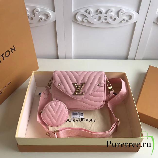 Louis Vuitton | Multi Pochette New Wave Pink - M56461 - 21.0 x 13.0 x 6.5 cm - 1