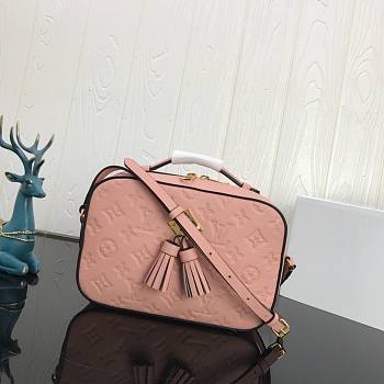 Louis Vuitton | Saintonge crossbody pink bag - M44597 - 22×16×8cm