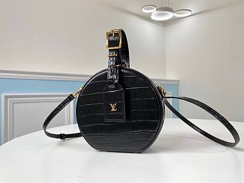 Louis Vuitton Petite Boîte Chapeau Crocodie - N93597 - 17.5x16.5x7.5cm