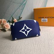 Louis Vuitton | Cosmetic Pouch Monogram Giant Blue - M67694 - 19×12×6cm - 2