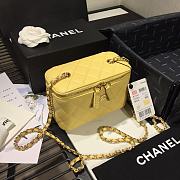 CHANEL | Cosmetic Yellow Bag - AS1341 - 16 × 8 × 10cm - 1