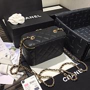 CHANEL | Cosmetic Black Bag - AS1341 - 16 × 8 × 10cm - 6