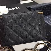 CHANEL | Cosmetic Black Bag - AS1341 - 16 × 8 × 10cm - 4
