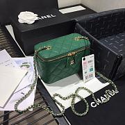 CHANEL | Cosmetic Green Bag - AS1341 - 16 × 8 × 10cm - 1