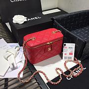 CHANEL | Cosmetic Red Bag - AS1341 - 16 × 8 × 10cm - 1