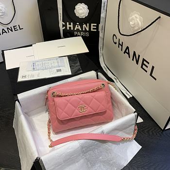 CHANEL | Camera Case With Extra Pink Clutch - AS1367 - 22 x 15 x 6 cm