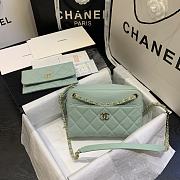 CHANEL | Camera Case With Extra Mint Clutch - AS1367 - 22 x 15 x 6 cm - 6