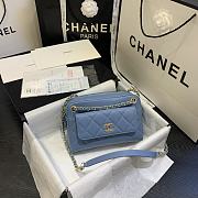 CHANEL | Camera Case With Extra Blue Clutch - AS1367 - 22 x 15 x 6 cm - 1