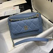 CHANEL | Camera Case With Extra Blue Clutch - AS1367 - 22 x 15 x 6 cm - 5