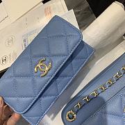 CHANEL | Camera Case With Extra Blue Clutch - AS1367 - 22 x 15 x 6 cm - 3