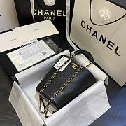 CHANEL | Black Chain handle Bucket Bag - AS1362 - 32 x 26 x 15 cm - 1