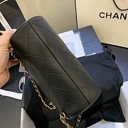 CHANEL | Black Chain handle Bucket Bag - AS1362 - 32 x 26 x 15 cm - 4