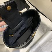 CHANEL | Black Chain handle Bucket Bag - AS1362 - 32 x 26 x 15 cm - 3