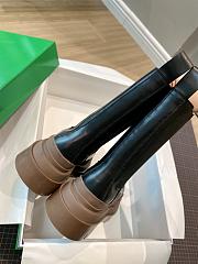 Bottega Veneta | Tire Ankle Boots Black/Brown - 3