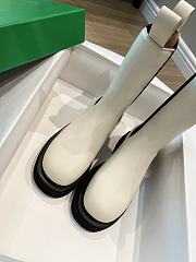 BOTTEGA VENETA | Tire Ankle Boots off-white leather  - 2