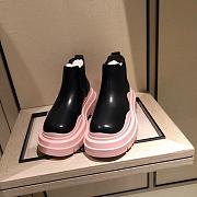 Bottega Veneta | Tire ankle boots Black/Pink - 6
