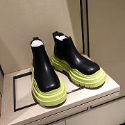Bottega Veneta | Tire ankle boots Black/Green - 6