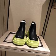 Bottega Veneta | Tire ankle boots Black/Green - 5