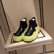 Bottega Veneta | Tire ankle boots Black/Green - 2