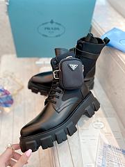 Prada Monilith lace-up boots Black - 6