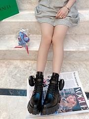 Prada Monilith lace-up boots Black - 4