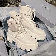 Prada Monilith lace-up boots White - 1