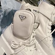 Prada Monilith lace-up boots White - 6