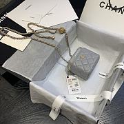 Chanel | Classic Gray Box With Chain - AP1447 - 10.5 x 8.5 x 7 cm - 1