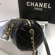 Chanel | Extra Mini Bowling Bag In Black Shiny - AS1899 - 16 x 22 x 12 cm - 5