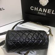 Chanel | Extra Mini Bowling Bag In Black Shiny - AS1899 - 16 x 22 x 12 cm - 4