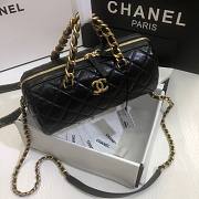 Chanel | Extra Mini Bowling Bag In Black Shiny - AS1899 - 16 x 22 x 12 cm - 3