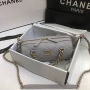 Chanel | Extra Mini Bowling Bag In Grey - AS1899 - 16 x 22 x 12 cm - 3