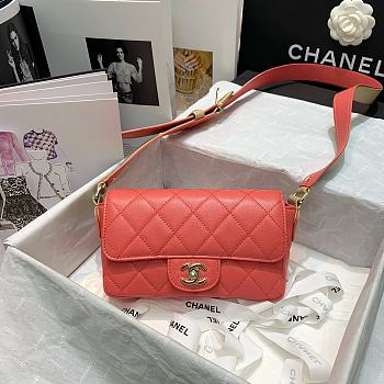 Chanel | Pink Flap Bag - AS2273 - 20 x 6 x 12 cm