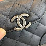 Chanel | Mini Quilted Leather Crossbody Black Bag - AS1169 - 19 x 12 x 9 cm - 4