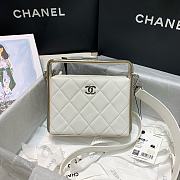 Chanel | Sheepskin Leather Clutch Bag White - AS1732 - 18 x 19.5 x 8.5 cm - 1