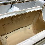 Chanel | Sheepskin Leather Clutch Bag White - AS1732 - 18 x 19.5 x 8.5 cm - 6