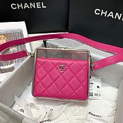 Chanel | Sheepskin Leather Clutch Bag Pink - AS1732 - 18 x 19.5 x 8.5 cm - 3
