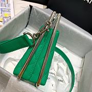 Chanel | Sheepskin Leather Clutch Bag Green - AS1732 - 18 x 19.5 x 8.5 cm - 4