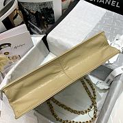 Chanel | Shiny Beige Aged Calfskin Shopping Bag - AS1945 - 32 x 30 x 10 cm - 2