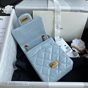 Chanel | Small Blue 2.55 Flap Bag - AS1961 - 17 x 13 x 5.5cm - 5